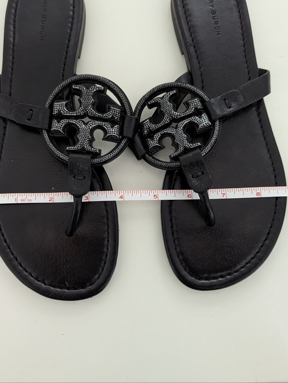 EUC! Tory Burch Miller Pave Sandal In Black Size 9 - Picture 9 of 15